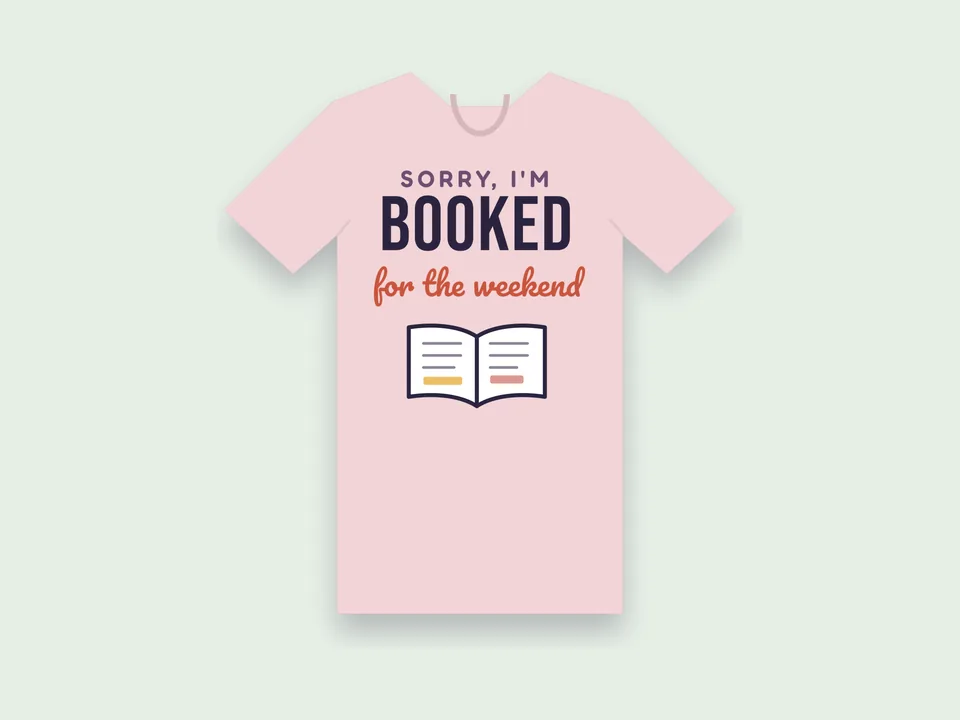 Booked for the Weekend Tee