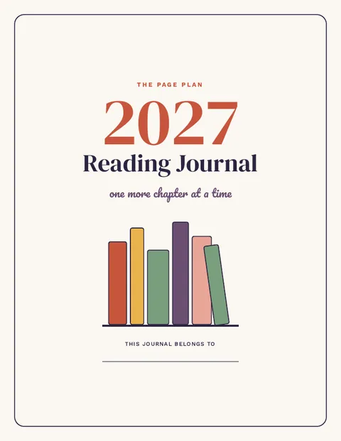 Cover page from the 2027 Reading Journal